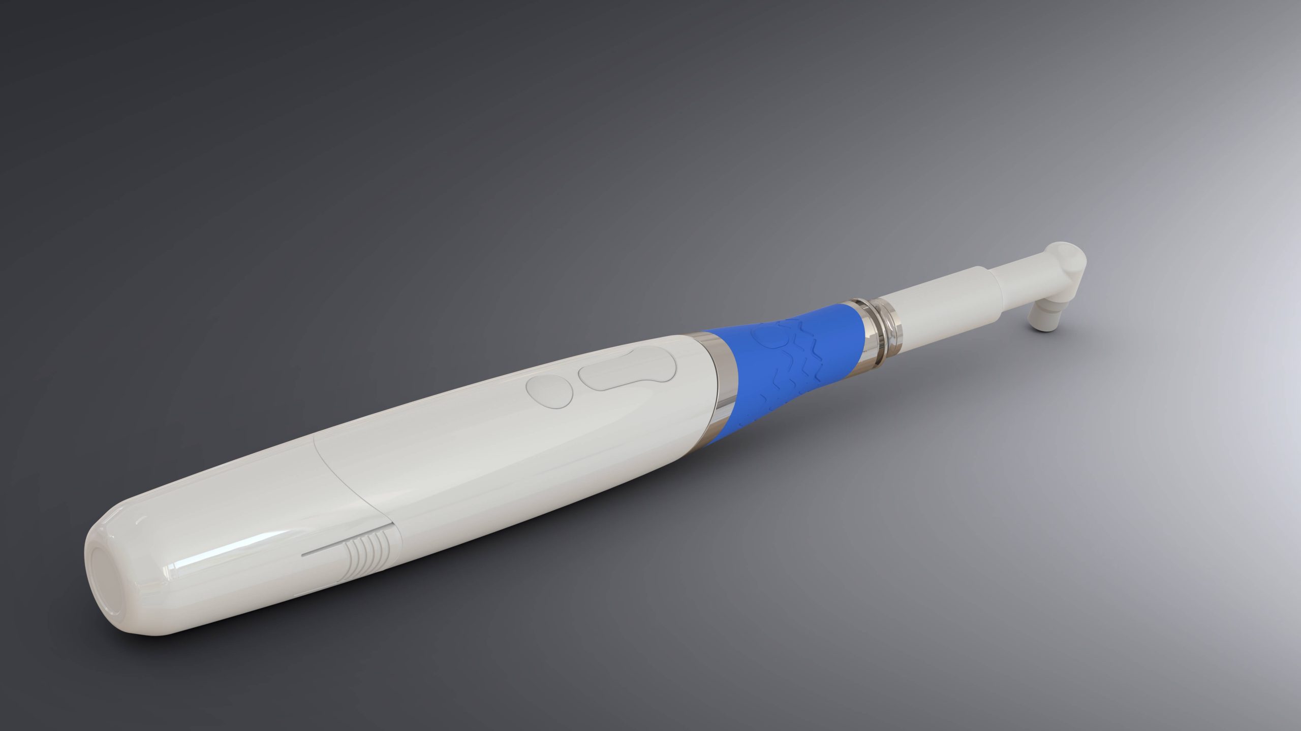 Cordless prophy handpiece production — components before assembly