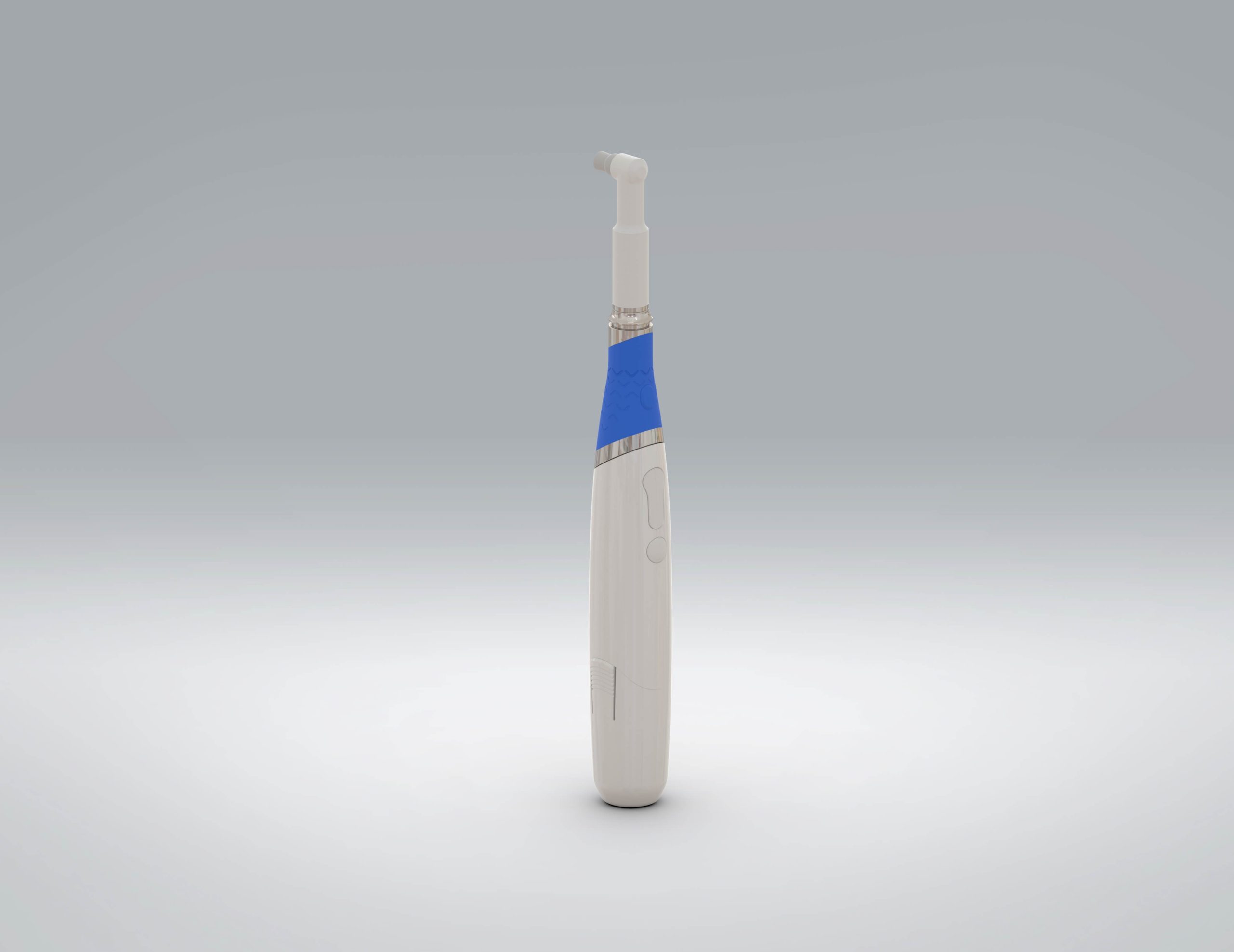 Cordless prophy handpiece — production unit on inspection table