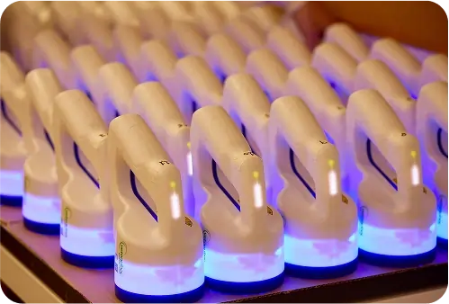 KT-50 handheld LED wound healing device — front view